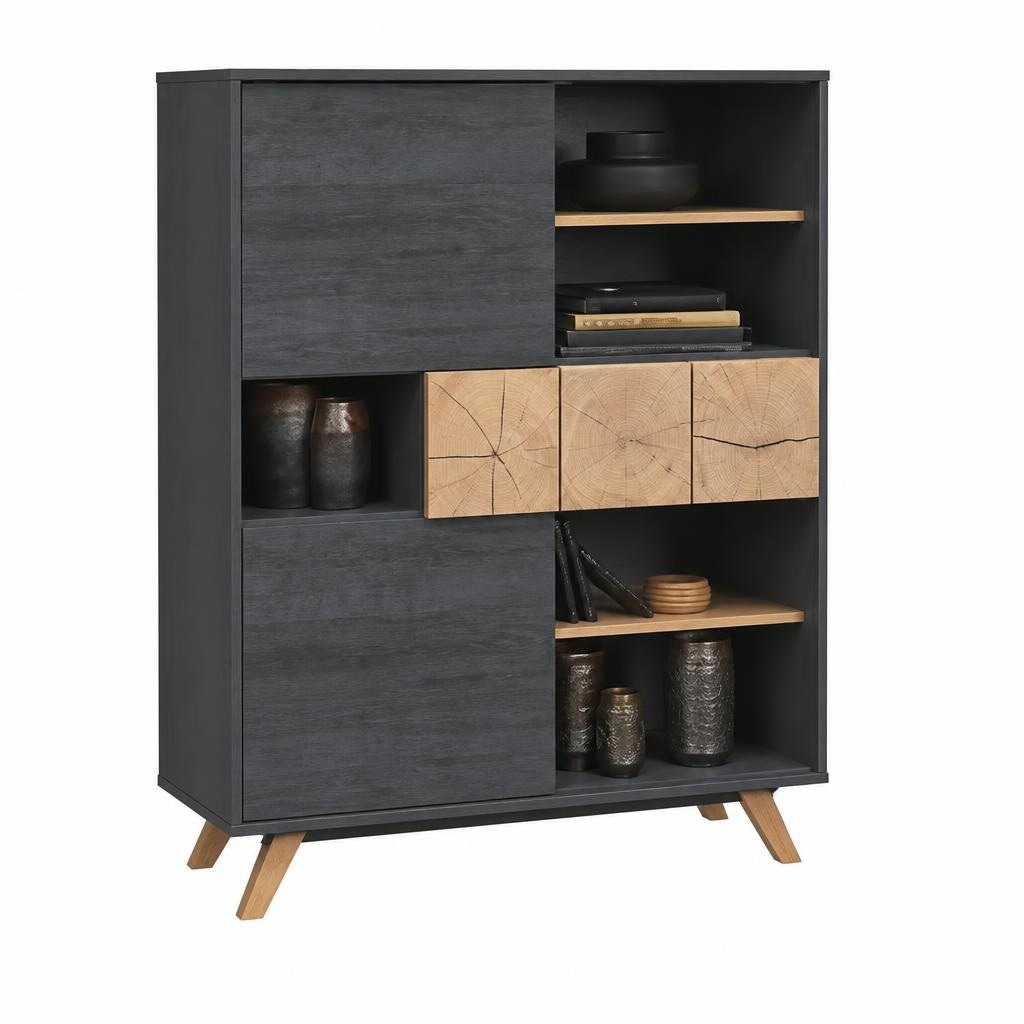 CarryHome Highboard B/H/T: ca. 100/134/40cm Angebot bei XXXLutz