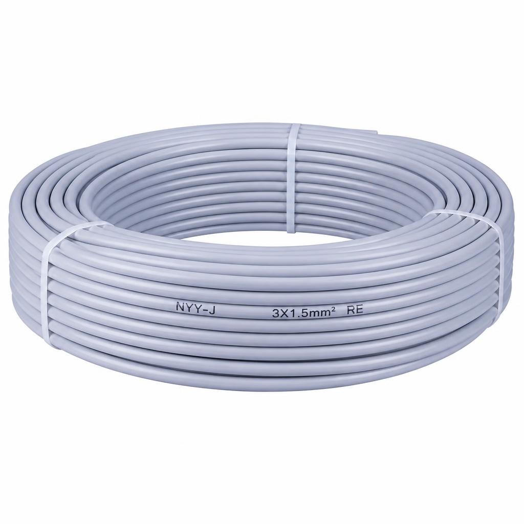 Erdkabel NYY-J 3 x 1,5 mm² 50-m-Bund Angebot bei Bauhaus