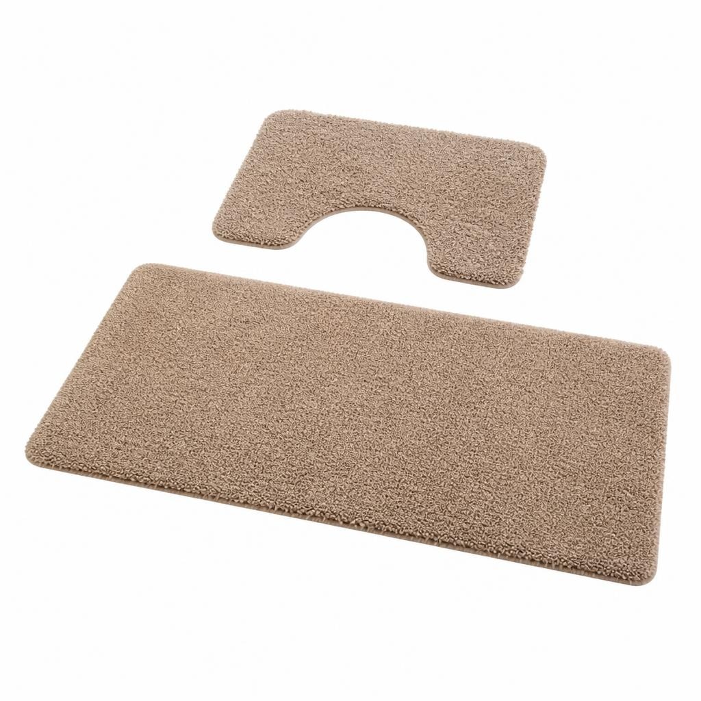 XL-Mikrofaser Badteppich-Set 2-tlg. „Cake Fluffy“ ca. 50 x 60 cm + ca. 60 x 90 cm SANTOSINI Angebot bei Norma