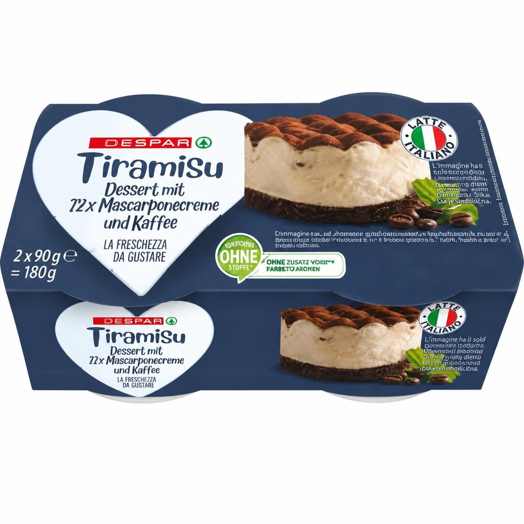 DESPAR Tiramisu 2 x 90 g Angebot bei Spar