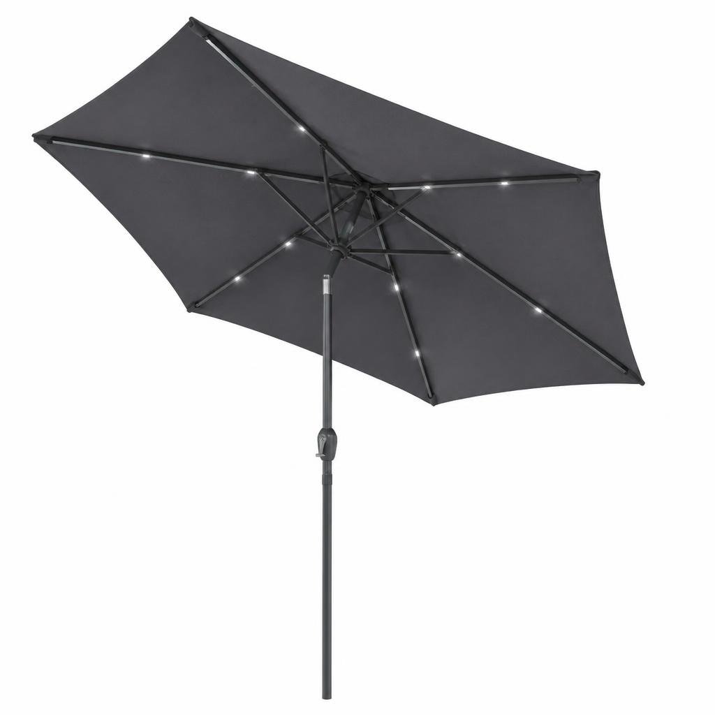 Sonnenschirm „LED” Ø ca. 270 cm BELDANO Angebot bei Möbelix