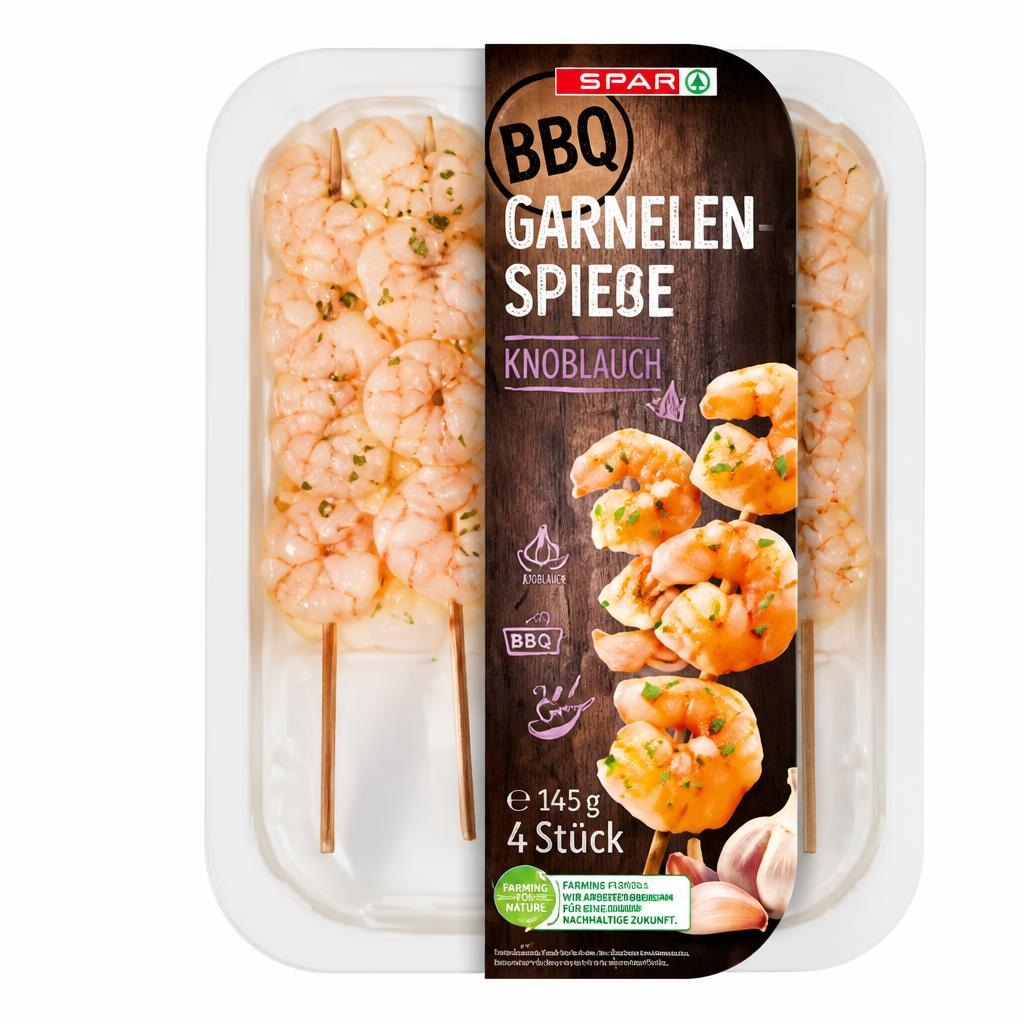BBQ Garnelenspieße 145 g Angebot bei Interspar