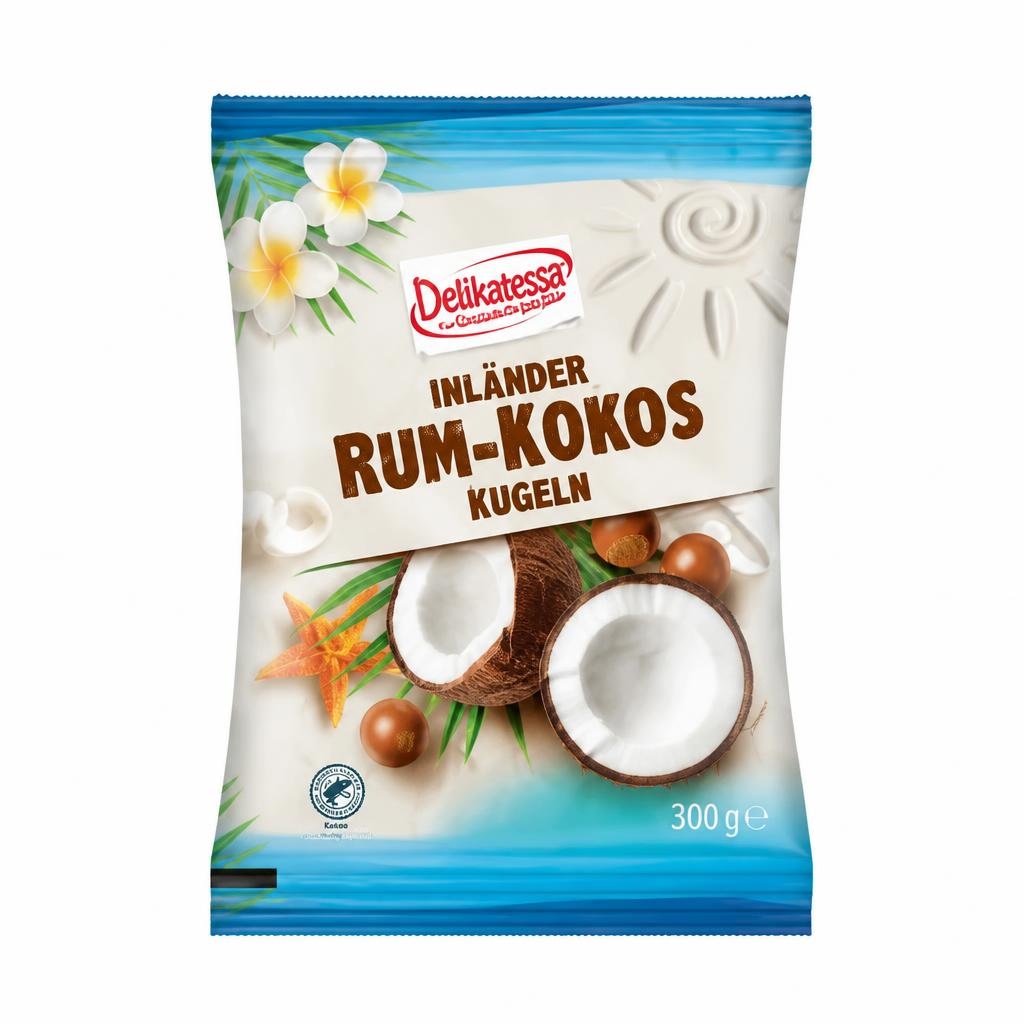 Rum-Kokos-Kugeln 300 g Delikatessa Angebot bei Penny