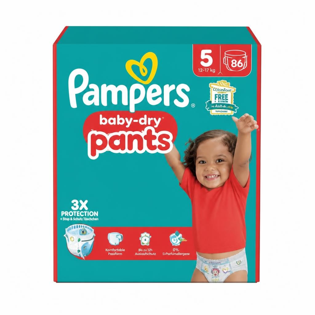 Pampers Baby Dry Windeln oder Pants Maxi Pack Angebot bei Eurospar