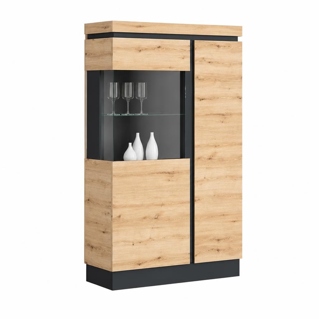 Vitrine Crenata B: ca. 72 cm Angebot bei Möbelix