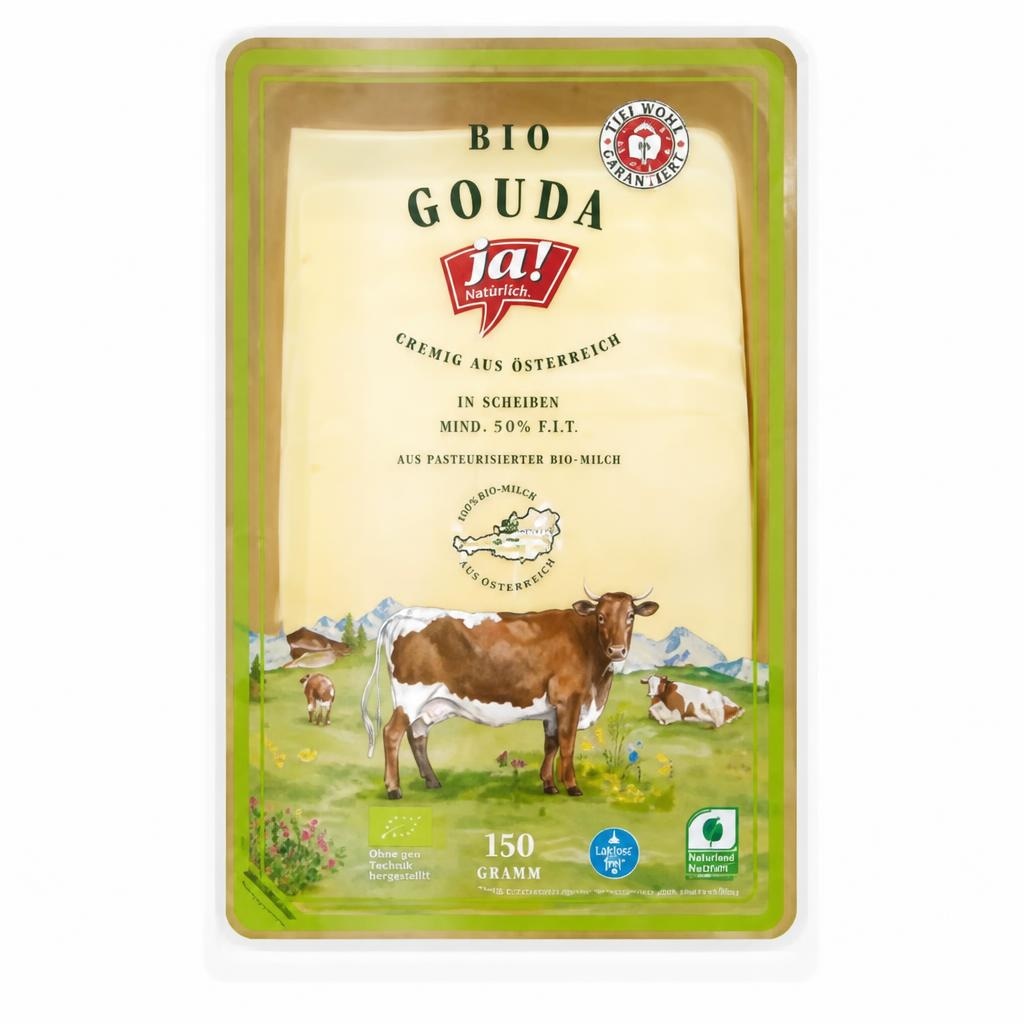 Bio-Käsescheiben 150 g-175 g Ja! Natürlich Angebot bei Billa