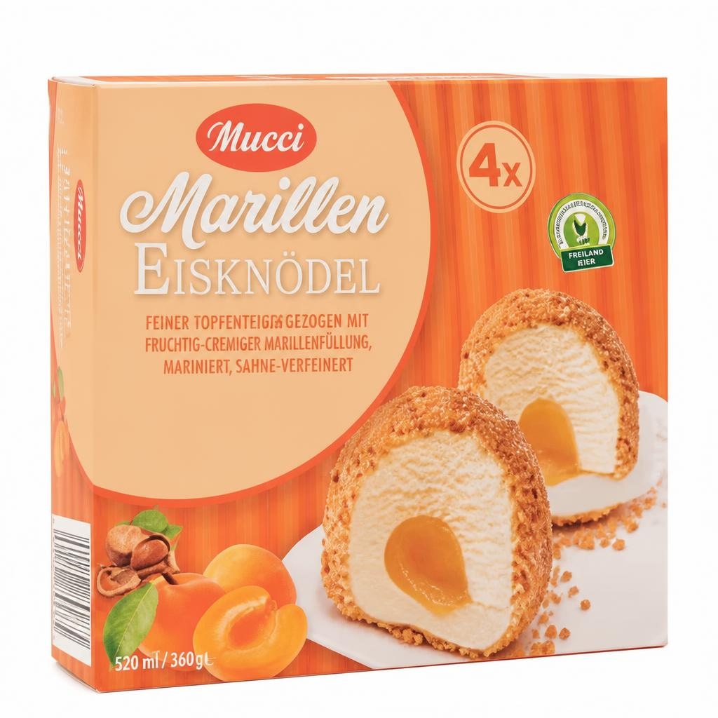 Mucci Eiskknödel Marille 520 ml Angebot bei Hofer