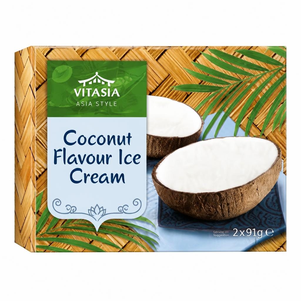 Vitasia Cremiges Kokosnuss-Eis 2 x 91 g Angebot bei Lidl