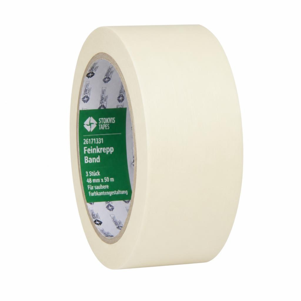 Feinkreppband 3 Stück, 48 mm x 50 m Angebot bei Bauhaus