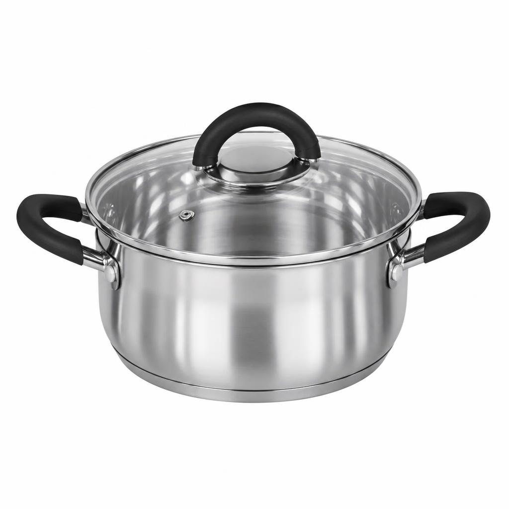 Edelstahl-Kochtopf „Tromso" 2 Bratentopf Ø ca. 16 cm Angebot bei Norma