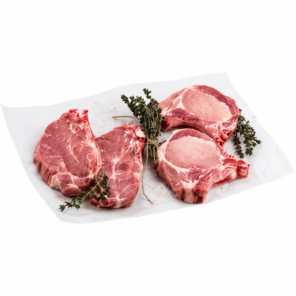 Schweinskotelett lang oder Schopfkotelett aus Österreich per kg Angebot bei Interspar