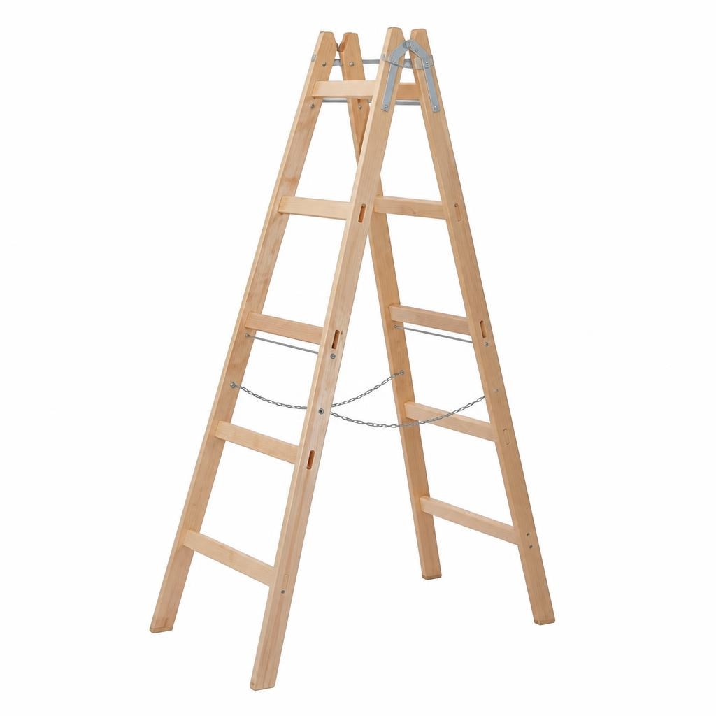 Holz-Maler-Stehleiter 5-stufig, 170 cm Angebot bei Bauhaus