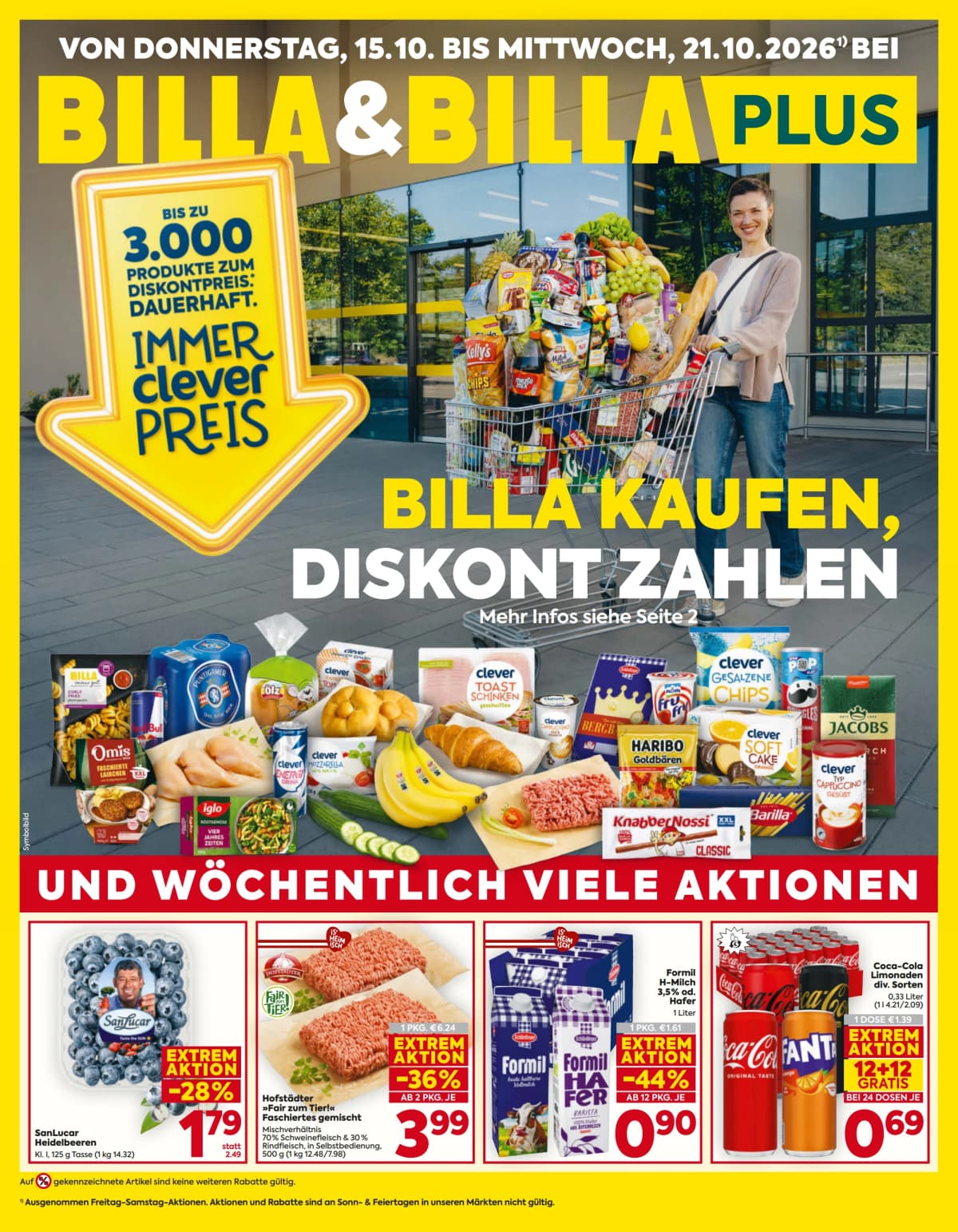 Billa katalog Aktuelle Angebote, 15.10.2026. – 21.10.2026.