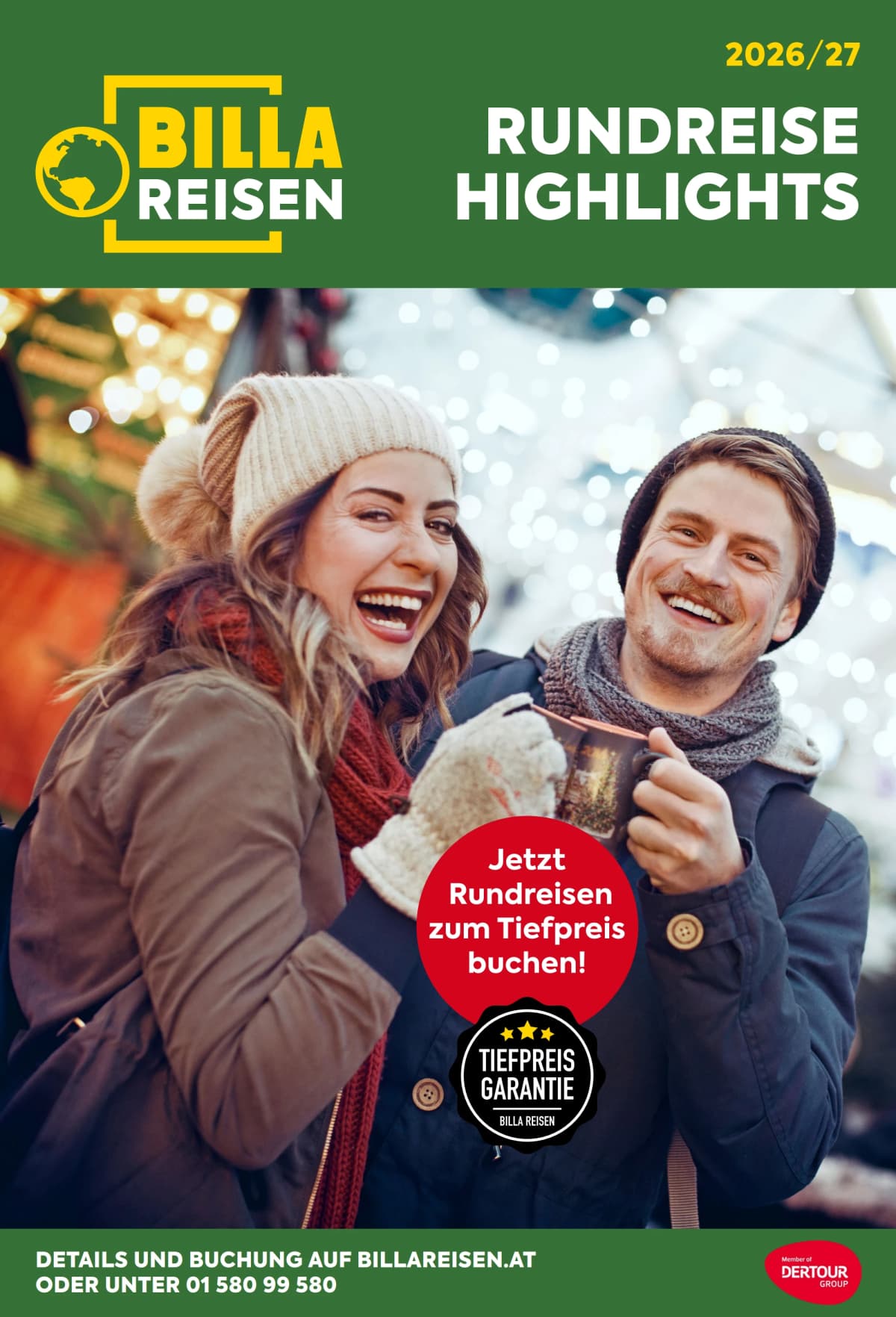 Billa Reisen katalog Rundreisen-Highlights 2026-27, 03.08.2026. – 31.12.2026.
