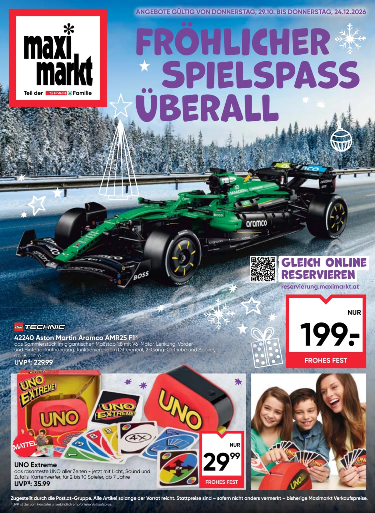 Maximarkt katalog Frohlicher Spielspass Uberall, 29.10.2026. – 24.12.2026.