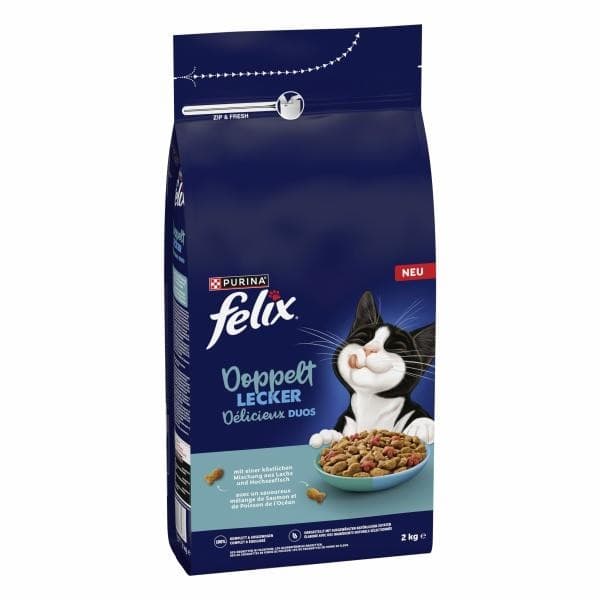 Felix Trockenfutter Doppelt Lecker, 2 kg – Penny