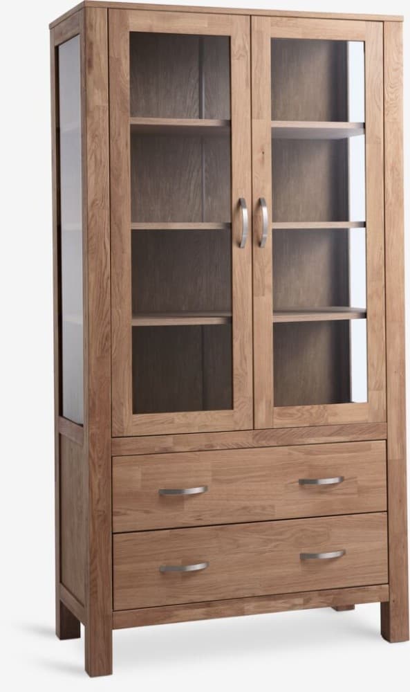 Vitrine HAGE, B100 x H190 x T45 cm – Jysk