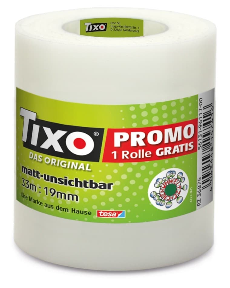 Klebeband matt-unsichtbar, 3er Tixo – Interspar