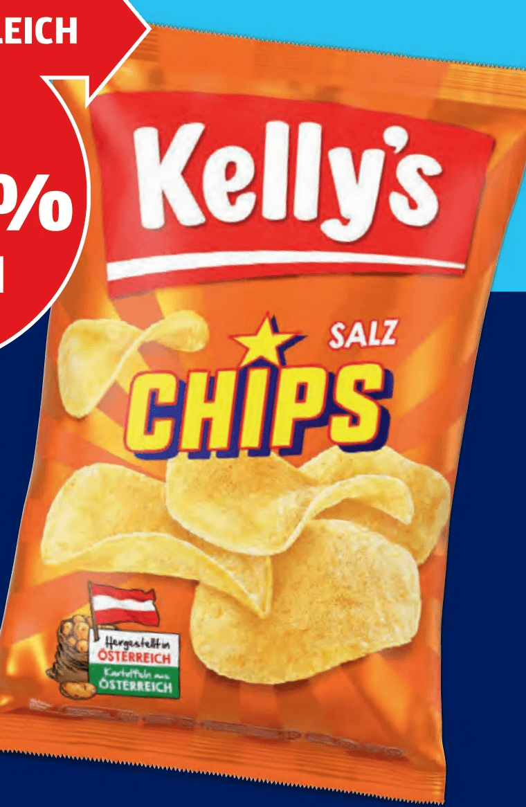 Kelly's Chips Salz, 150 g – Hofer