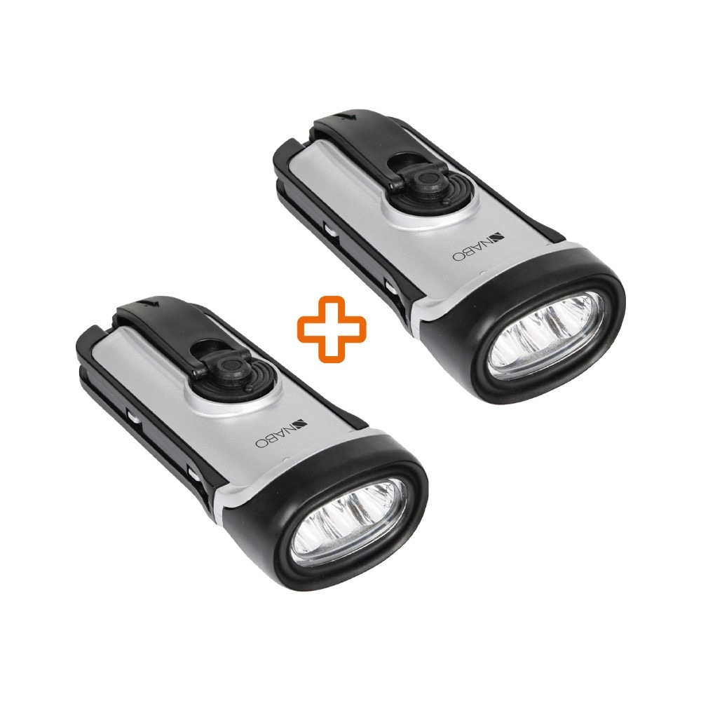 Nabo LED-Taschenlampe mit Spannungsversorgung via Solarzellen & Handkurbel Angebot bei Expert