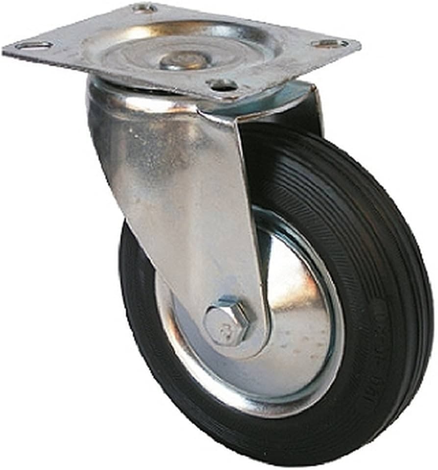 Bockrolle Vollgummi, 85 mm – Zgonc