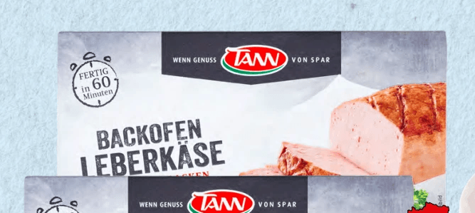 Backofen Leberkäse classic, Käse oder Chili, 500 g TANN – Spar