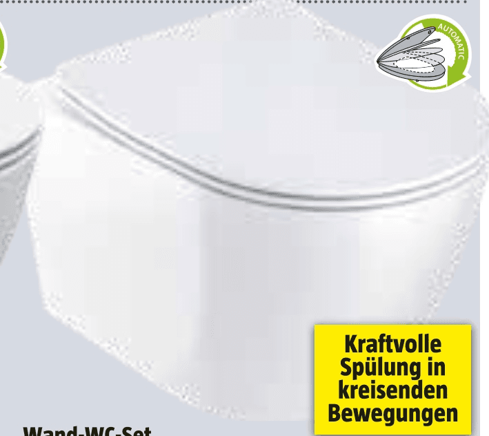 Wand-WC-Set PARIS 2.0 POWER-FLUSH – Bauhaus