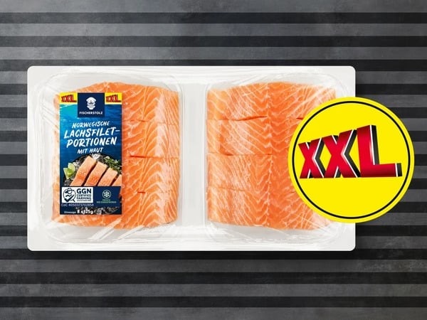 Lachsfilet 8x 125 g Angebot bei Lidl