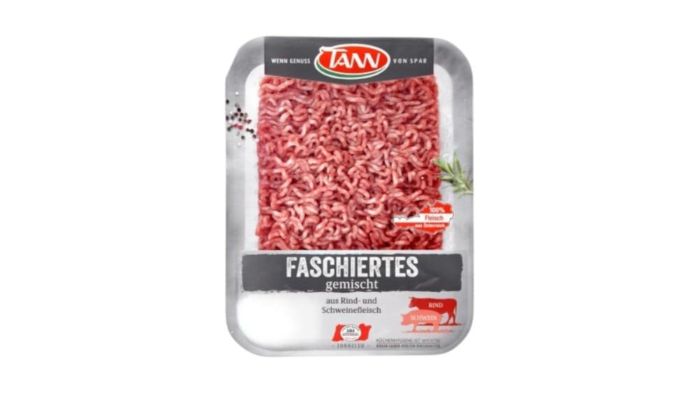 Faschiertes gemischt aus Österreich, 500 g TANN – Maximarkt