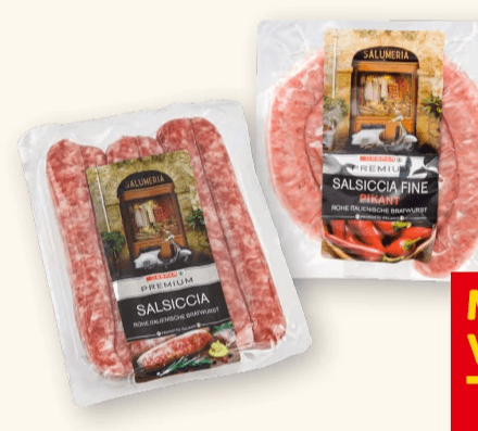 Salsiccia oder Salsiccia Fine Pikant, 300-/280-g-Packung Despar Premium – Interspar