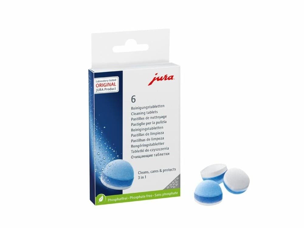 Jura 3-Phasen-Reinigungstabletten 6er Pack Angebot bei Expert