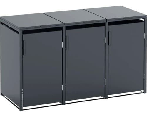 3er-Mülltonnenbox – Norma
