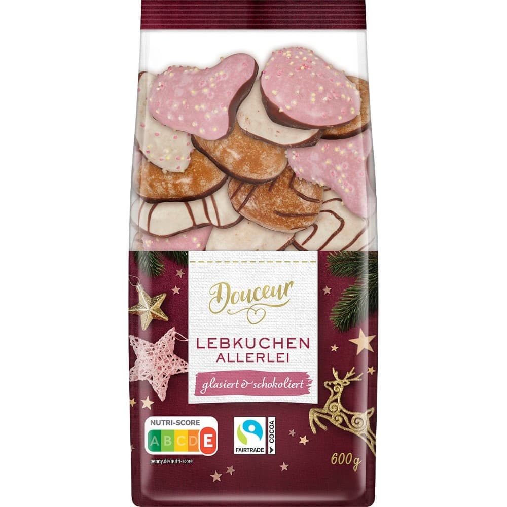 Douceur Lebkuchen Allerlei 500 g-600 g Packung Angebot bei Billa