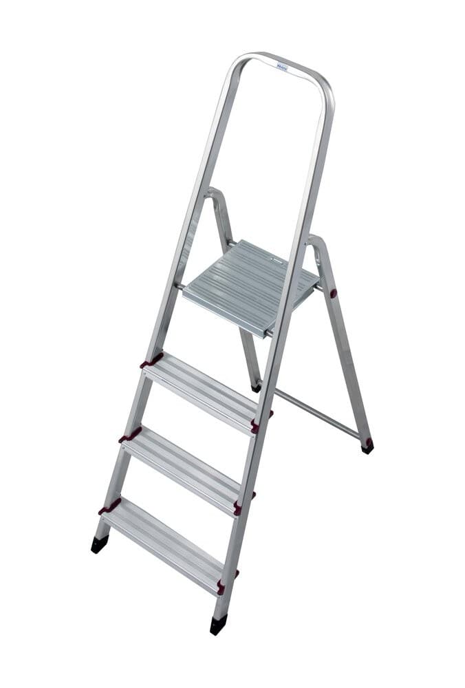 Alu-Leiter CORDA 4 Stufen, Arbeitshöhe max. 280 cm – Zgonc