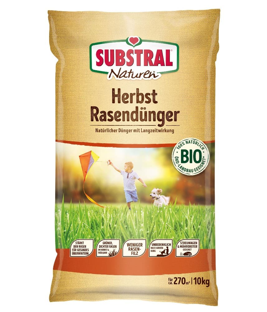 Herbst-Rasendünger, 10 kg Sack SUBSTRAL – Zgonc