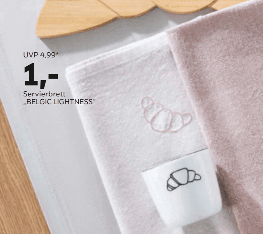 Servierbrett „BELGIC LIGHTNESS" – Mömax