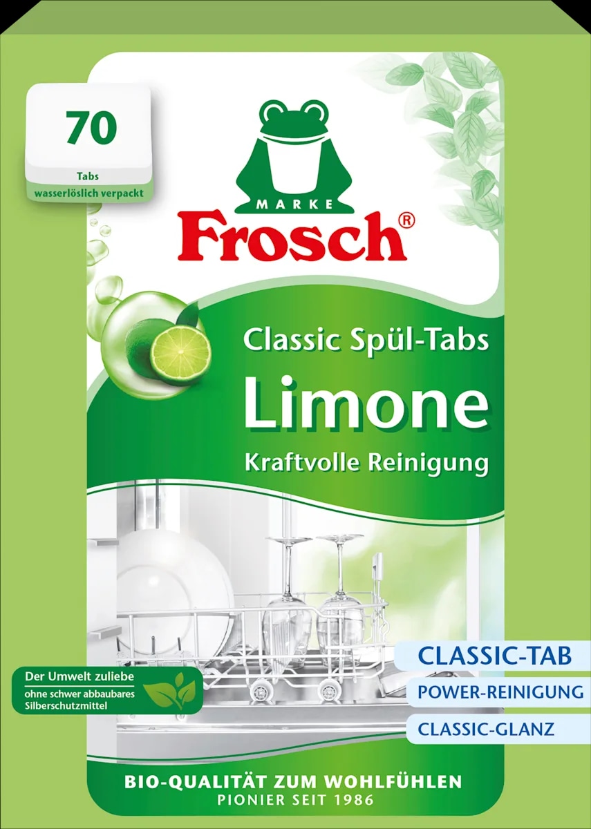 Geschirrspül-Tabs Classic Limone 70 WL Frosch Angebot bei Dm