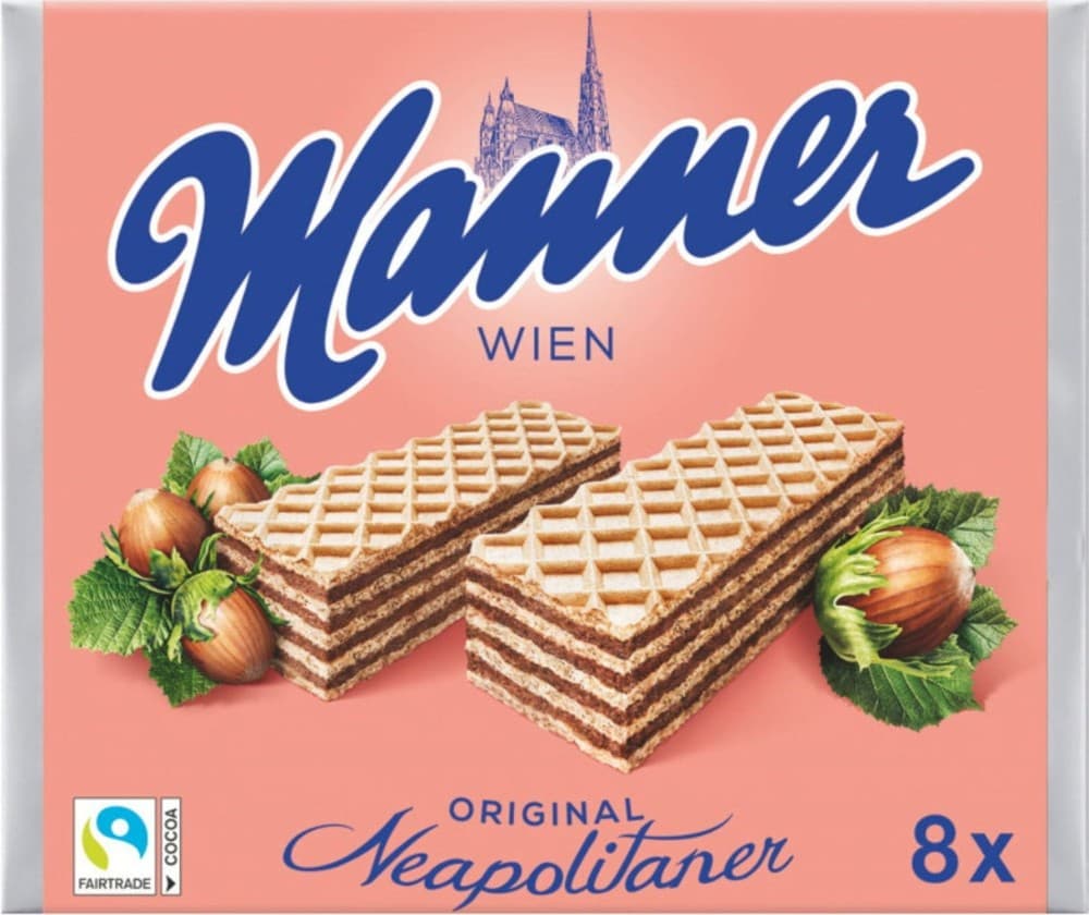 XXL Schnitten in der Vorratspackung, 8 x 75 g Manner – Hofer