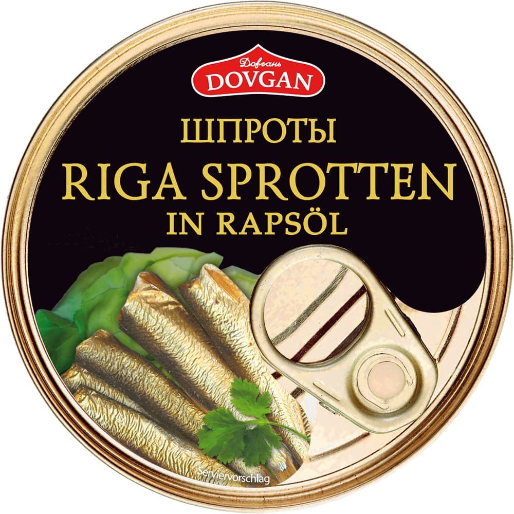 Dovgan Sprotten in Rapsöl, 160 g – Norma