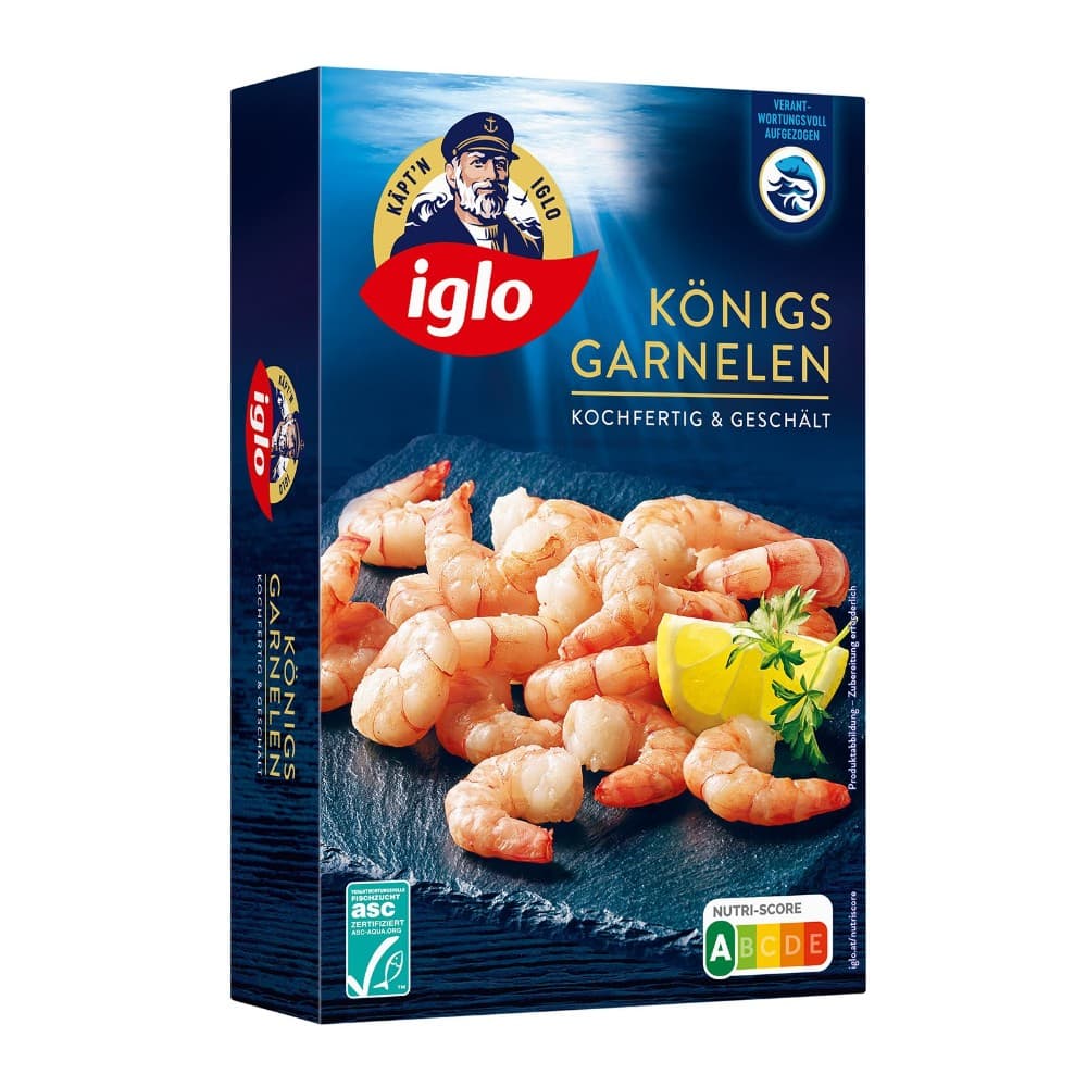 Iglo Königsgarnelen oder Wildlachs Natur, 250 g – Spar