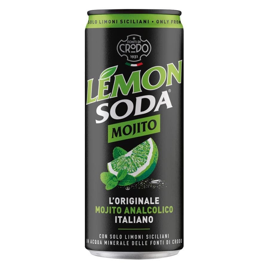Lemon Soda, Orange Soda, Lemon Soda zero oder Mojito Soda, 0,33 Liter Crudo – Spar