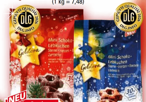 Mini Schoko-Lebkuchen, je 400 g – Norma