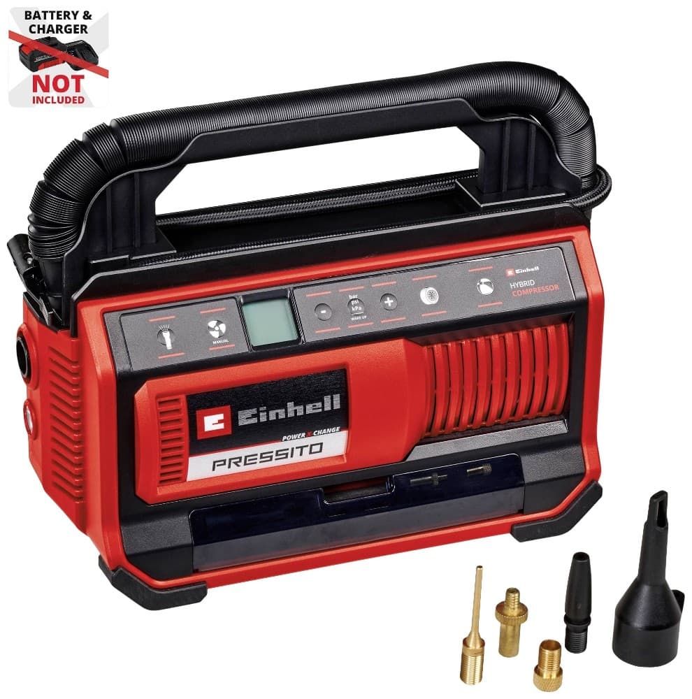 Akku-Hybrid-Kompressor PRESSITO 18/25 Set Einhell – Zgonc