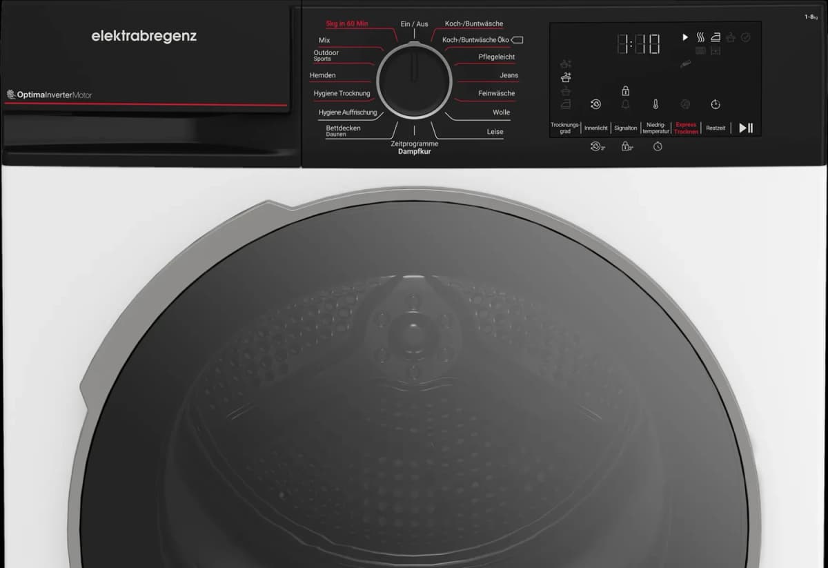 elektrabregenz Wärmepumpentrockner TKFXB4302H 8 kg Angebot bei Expert
