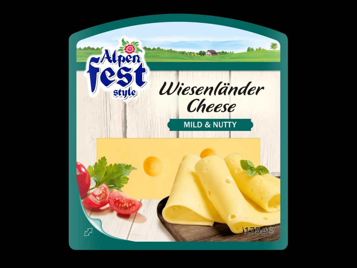 Alpenfest-style Wiesenländer Käsescheiben, 175 g – Lidl