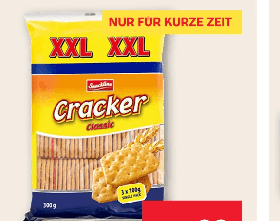 Cracker Classic XXL, 300 g Snackline – MPREIS