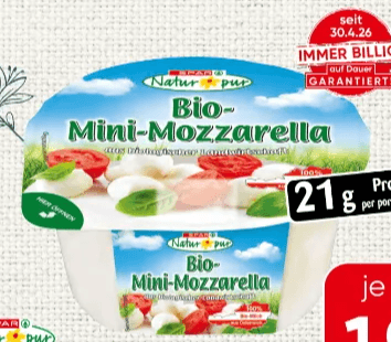 Bio-Mini Mozzarella, 125 g – Spar