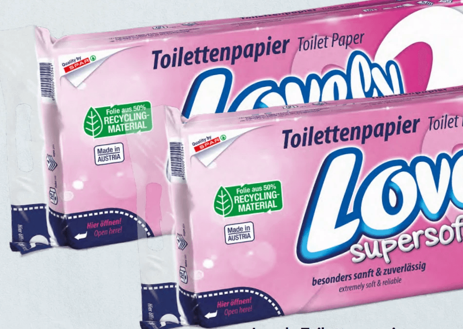 Lovely Toilettenpapier, 10er-Packung, 4-lagig – Spar