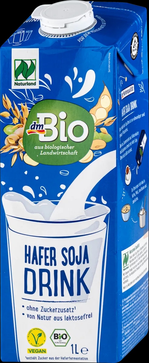 Hafer Soja Drink 1 l dmBio Angebot bei Dm