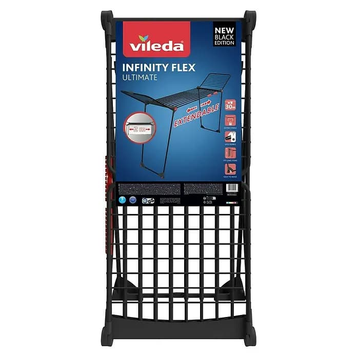 Flügel-Wäscheständer Infinity Flex Vileda – Bauhaus